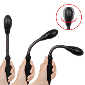 After all the strongest selling point of Predator Wand is the flexible pipe. Play any way you want, and if you so feel for it, how about some anal play?