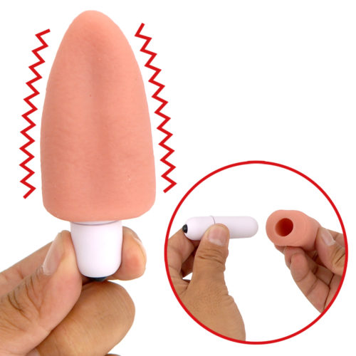 As the bullet is removable you can insert your own finger in the main unit and play – while you lick yourself = threesome feeling!