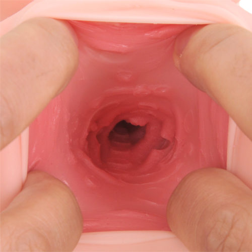 The inside of the moderate, straight-type hole has walls made of membrane-like materials; the realistically sensational colors are added to intensify your excitement.