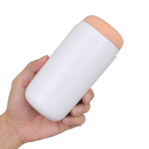 It is a cup-type handheld masturbator; easy to keep your hands clean during use, and convenient for storing and maintaining.