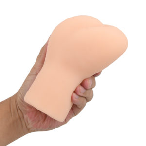 Its wide base and weight allow comfortable hands-free stroking, but it can be used as a handheld stroker as well.