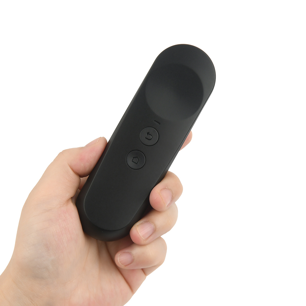 The new standard remote controller is an easy-to-use size that fits comfortably in your hand.  Once you get used to operating this remote controller, there is no turning back.