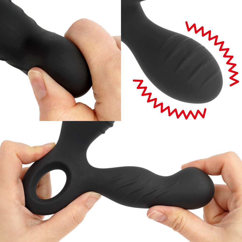 ハイグレードなシリコンに包まれたボディ。ヘッドは弾力があり、程よい圧力で前立腺を刺激します。会陰バイブの振動は重厚で、身体の芯に響く特性。静音性にも優れ、音バレが気になりません。