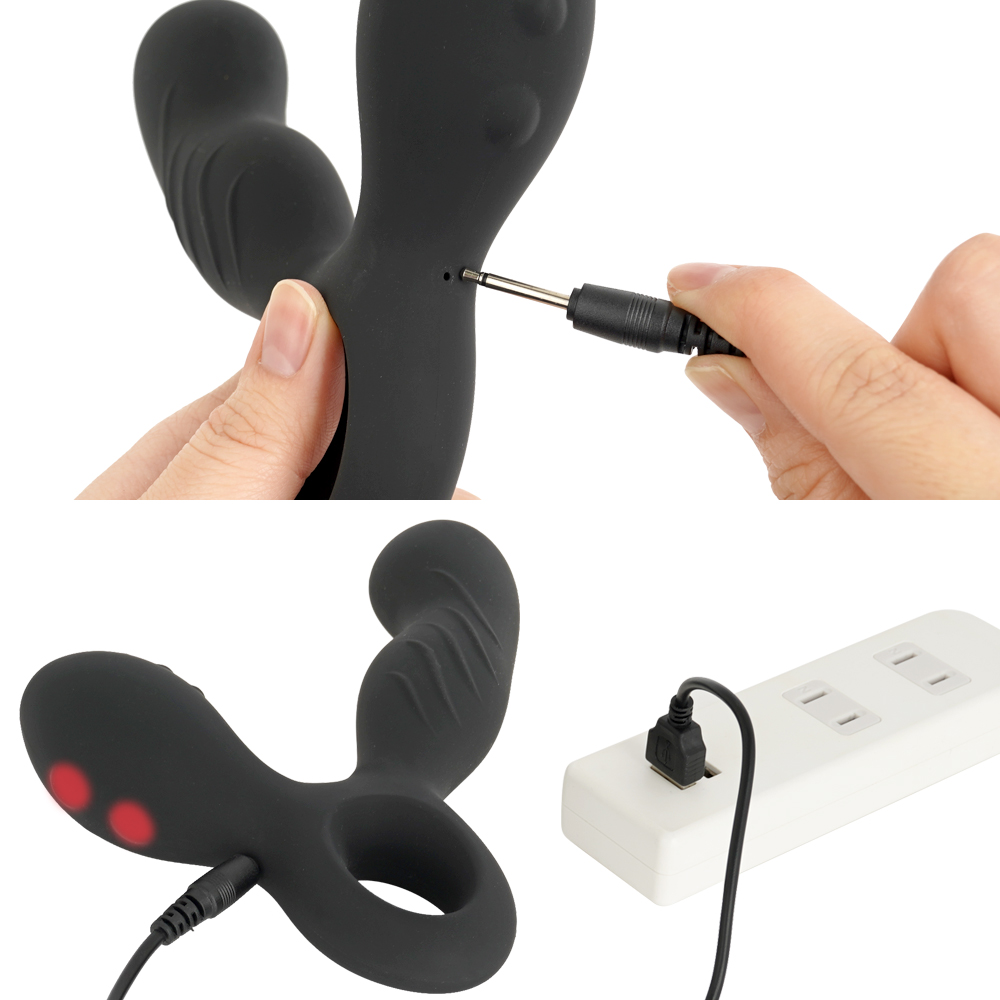 付属のケーブルを使うUSB充電式。フル充電までは約2.5時間、連続稼働は約１～３時間と、スタミナ性能も優秀。充電中はライトが点滅し、完了すると消灯します。