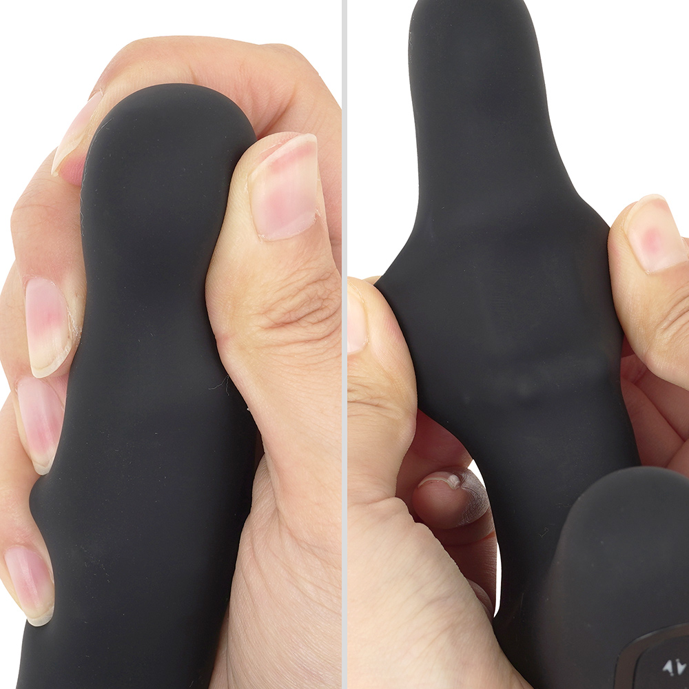 最高品質のシリコンで覆われたボディです。ヘッドは程よい弾力で、シャフト部分はリングが動くので外皮が薄く、グリグリ擦れます。