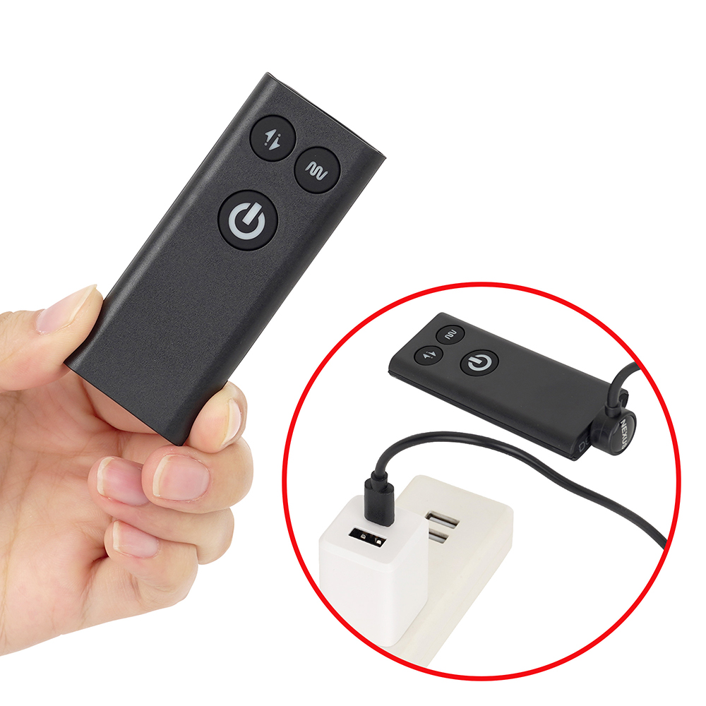 リモコンは防水＆充電式で、フル充電まで約１時間、連続稼働は約100時間です。有効距離が約８ｍと広いのも美点です。