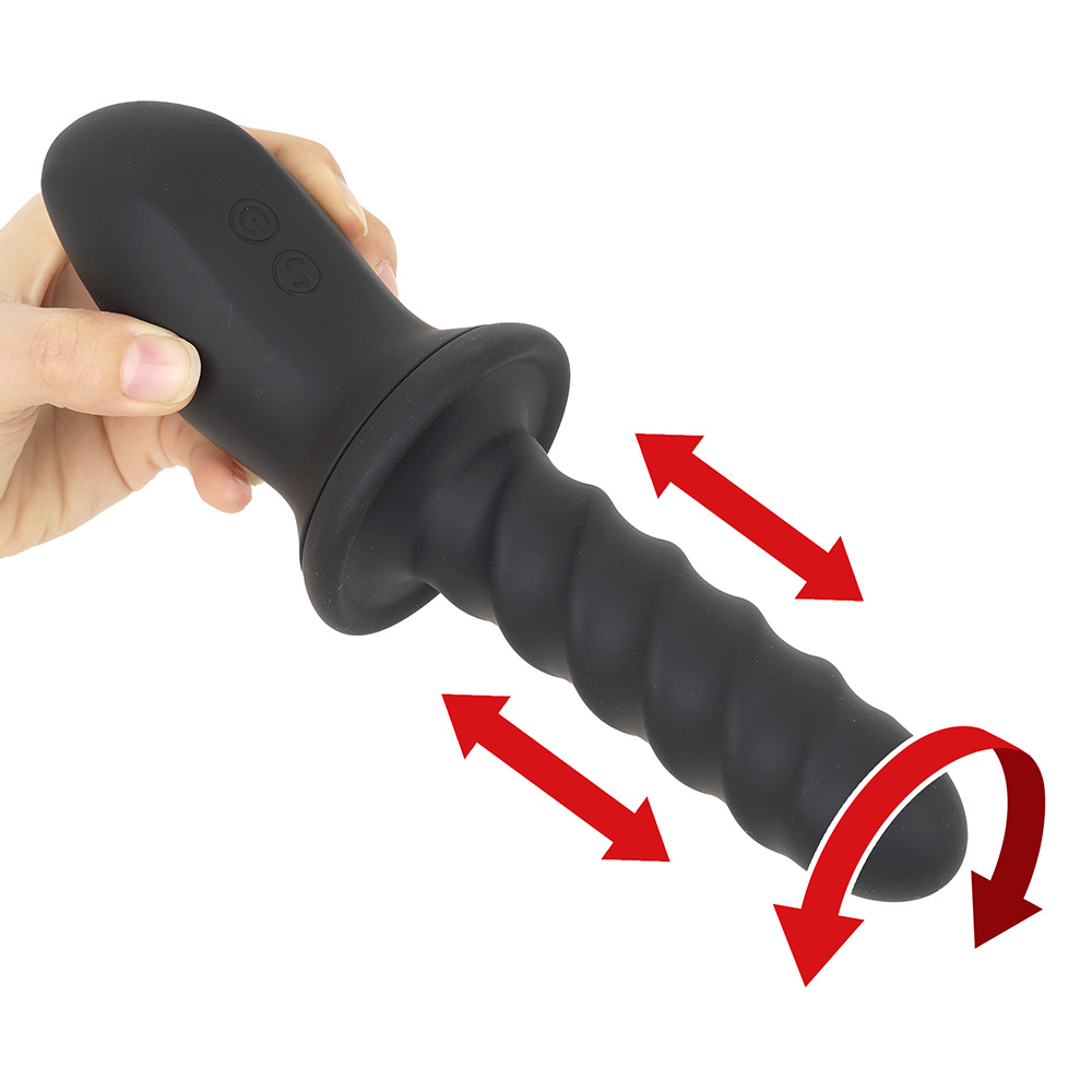 振動機能はなく、この回転ピストンに特化したアクション機構です。動作パターンは５種。低速でも十分なトルクを発揮します。