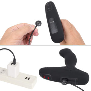 フル充電までは約2.5時間、連続稼働は約6.5時間。USB-Cの充電式で、本体には付属のマグネットケーブルを使用します。